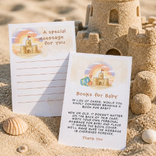 Kleiner Segler Nautical Bücher fürs Baby Begleitkarte