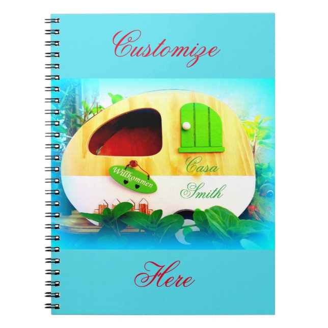 Kleiner Sinti und Romawohnwagen Casa Notizblock (Vorderseite)