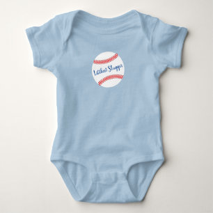 Kleiner Slugger Baseball Baby Strampler