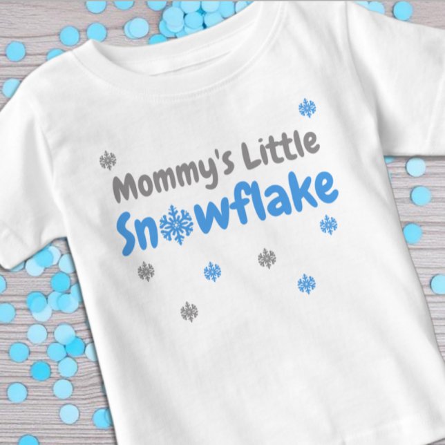 Kleiner Snowflake Baby T - Shirt (Von Creator hochgeladen)