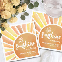 Kleiner Sonnenschein-Baby-Party