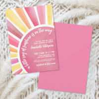 Kleiner Sonnenschein Baby Shower Einladung