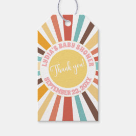 Kleiner Sonnenschein-Babydusche Geschenkanhänger