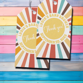 Kleiner Sonnenschein-Babydusche Geschenkanhänger