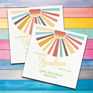 Kleiner Sonnenschein-Babydusche Serviette