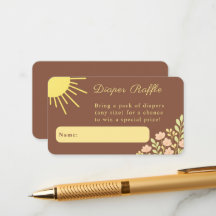 Kleiner Sonnenschein Boho-Windel-Raffle