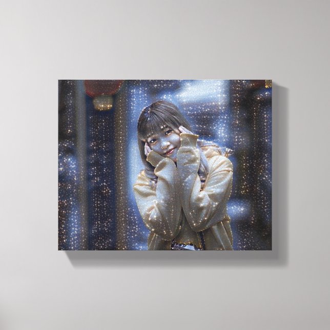 "Kleiner Sonnenschein in Gelb Leinwanddruck (Vorderseite)