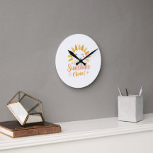 Kleiner Sonnenschein" Personalisierte Wall-Uhr