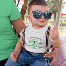 Kleiner Spaß am 1. St. Patrick's Day Baby T-shirt