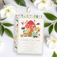 Kleiner Spaßpilz Gnom Pilz Junge Baby Shower