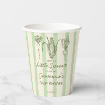 Kleiner Spross Bauernmarkt Baby Shower Monogramm