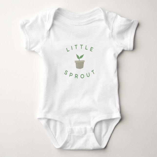 Kleiner Sprout-Babybodysuit Baby Strampler (Vorderseite)