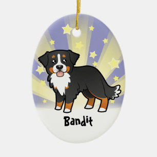 Kleiner Stern Bernese Gebirgshund Keramikornament