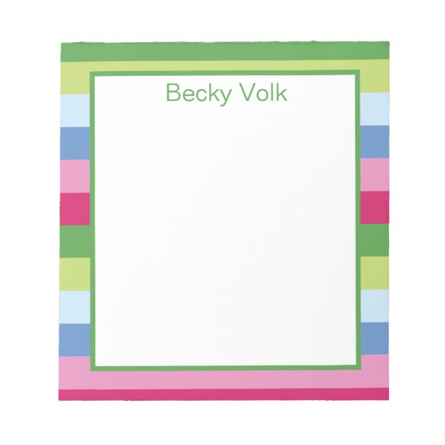 Kleiner Strip Notepad Notizblock (Vorderseite)
