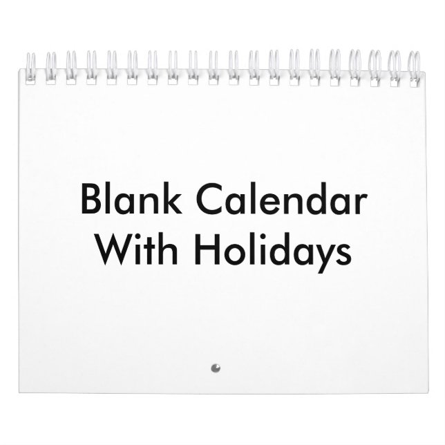 Kleiner, stumpfer Kalender mit Feiertagen (Titelbild)