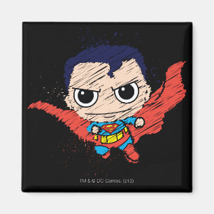 Kleiner Superman-Sketch Magnet