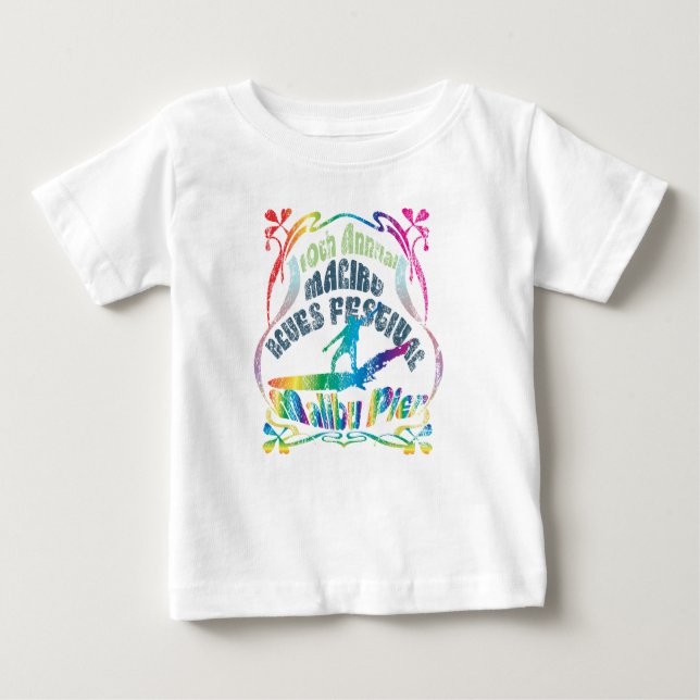 Kleiner Surfer Baby T-shirt (Vorderseite)