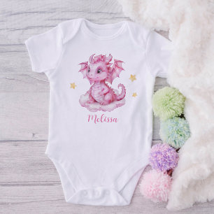 Kleiner süßer Drache Baby Strampler