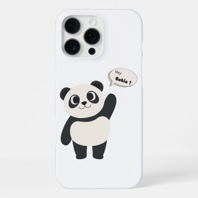 Kleiner süßer Panda  iPhone Hülle (Rückseite)