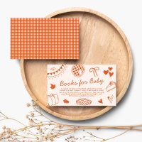 Kleiner Süßer Pie Auf Dem Weg! Herbst-Baby-Shower-