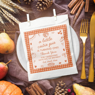 Kleiner Süßer Pie zum ersten Geburtstag! Herbst 1. Geschenktütchen
