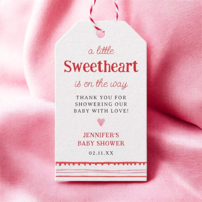 Kleiner Sweetheart ist auf dem Weg zur Valentindus Geschenkanhänger (Von Creator hochgeladen)