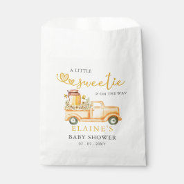 Kleiner Sweetie ist auf dem Weg HoneyBee Baby Dusc Geschenktütchen