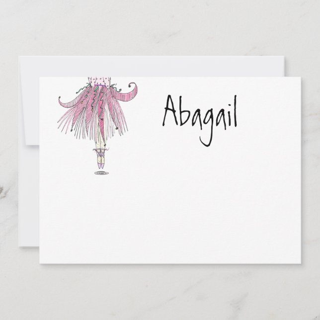 Kleiner Tänzer Nummer Eins Danke (Vorderseite)