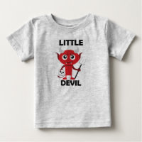 Kleiner Teufel - Baby Fein-Jersey-T-Shirt