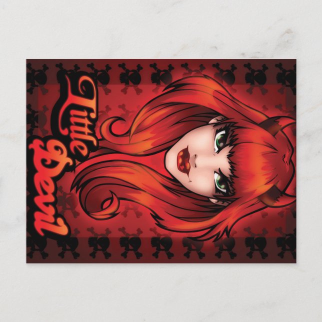 Kleiner Teufel Postkarte (Vorderseite)