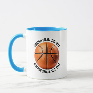Kleiner Text HELLBLAU Combo 325ml Custom Basketbal Tasse