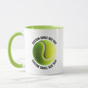 Kleiner Text LIME GRÜN Combo 325ml Custom Tennis Tasse