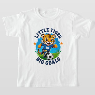 ⚽ Kleiner Tiger Große Ziele Superstar 🐯 T-Shirt