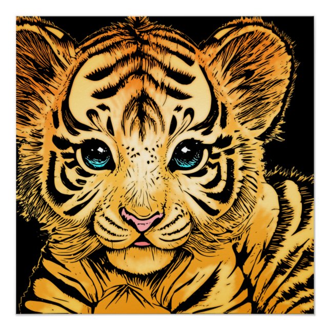 KLEINER TIGER  POSTER (Vorderseite)