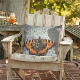 Kleiner Tortoiseshell Butterfly Kissen