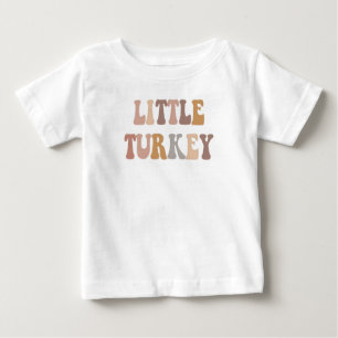 Kleiner Truthahn Thanksgiving-Outfit Süßer Herbs Baby T-shirt