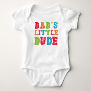 Kleiner Typ des Vaters Baby Strampler