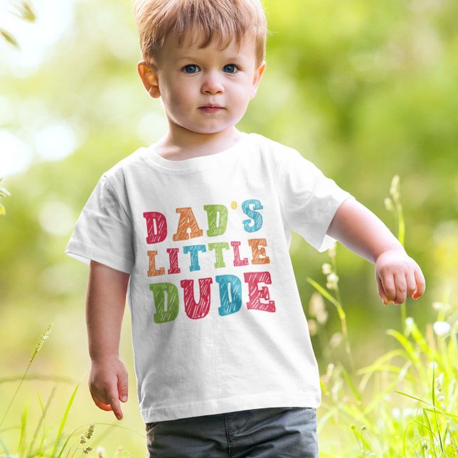 Kleiner Typ des Vaters Baby T-shirt (Von Creator hochgeladen)