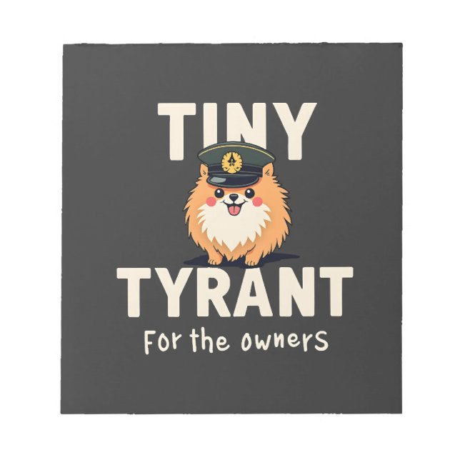 Kleiner Tyrann Notizblock (Vorderseite)