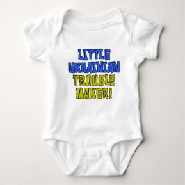 Kleiner ukrainischer Trouble Maker Baby Strampler