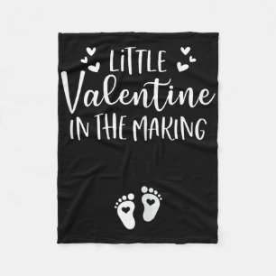 Kleiner Valentinstag in der Herstellung Valentinst Fleecedecke
