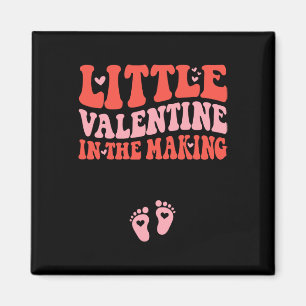 Kleiner Valentinstag in der Herstellung Valentinst Magnet
