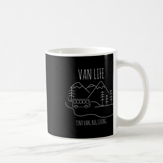 Kleiner Van, großes Leben  Kaffeetasse (Rechts)