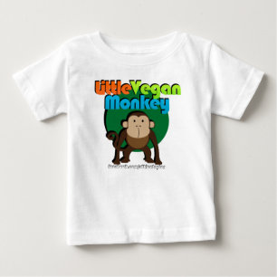 Kleiner Veganer Affen-Säugling/Kinderlicher Langsc Baby T-shirt
