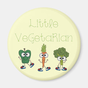 Kleiner Vegetarier Magnet