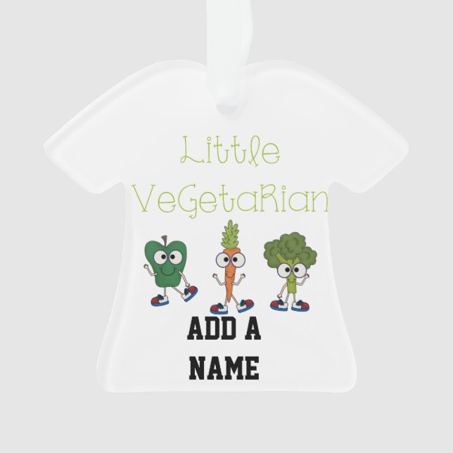 Kleiner Vegetarier Ornament (Vorderseite)