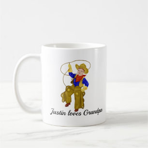 Kleiner Vintager Cowboy, Lieben Opa Kaffeetasse