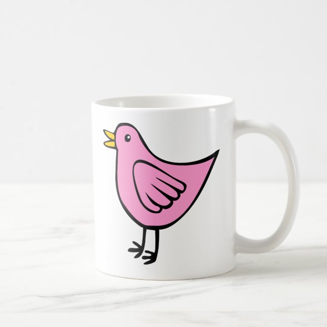 Kleiner Vogel 04 Kaffeetasse (Rechts)