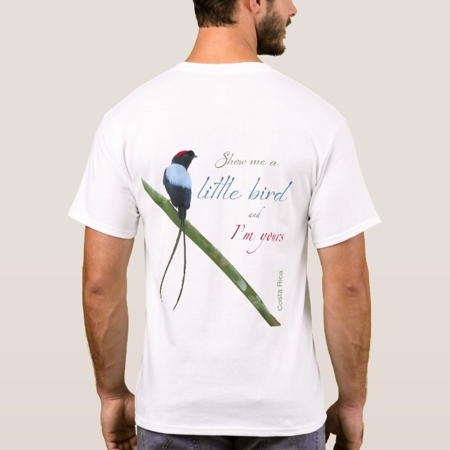 Kleiner Vogel Costa Rica T-Shirt (Rückseite)