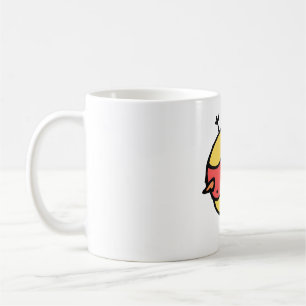 Kleiner Vogel Yin und Yang mit Beinen Kaffeetasse